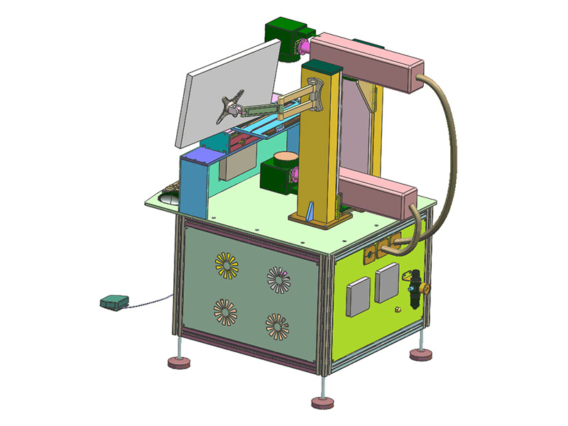 Galvo-type multi-station YAG